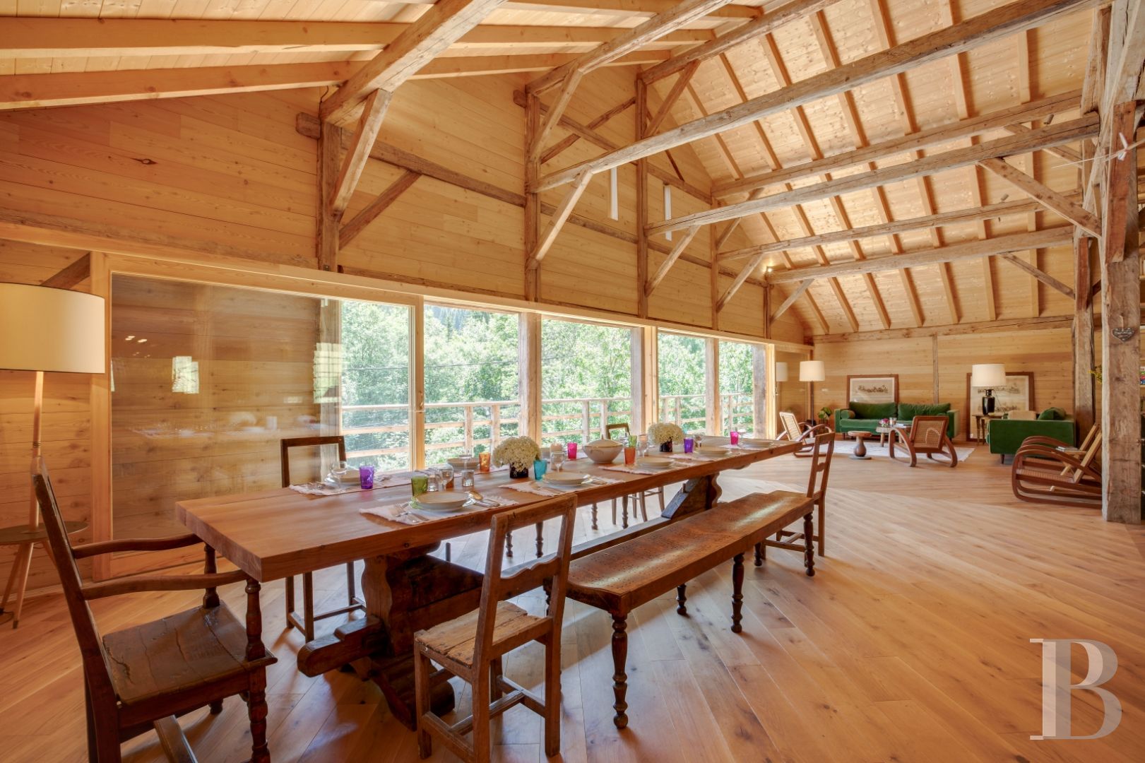Dans la vallée de la Manche, à proximité de Morzine,  une ferme-chalet du 18e siècle pour une grande famille ou de nombreux amis - photo  n°4