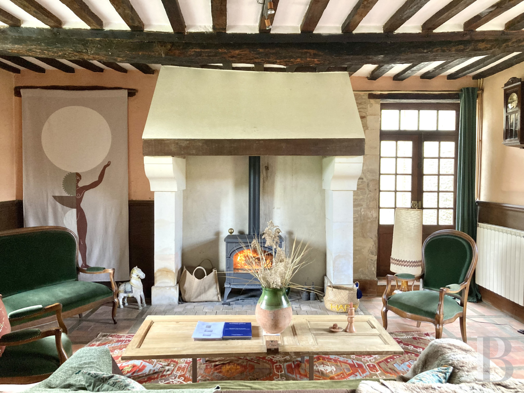 Dans le Calvados, au sud-est de Caen,  un château classique du 18e siècle tout en couleurs - photo  n°26