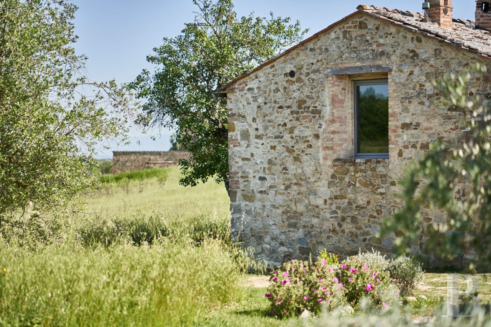 En Toscane, au nord de Sienne,  une ancienne ferme inspirée par le design et transformée en gîtes  - photo  n°3