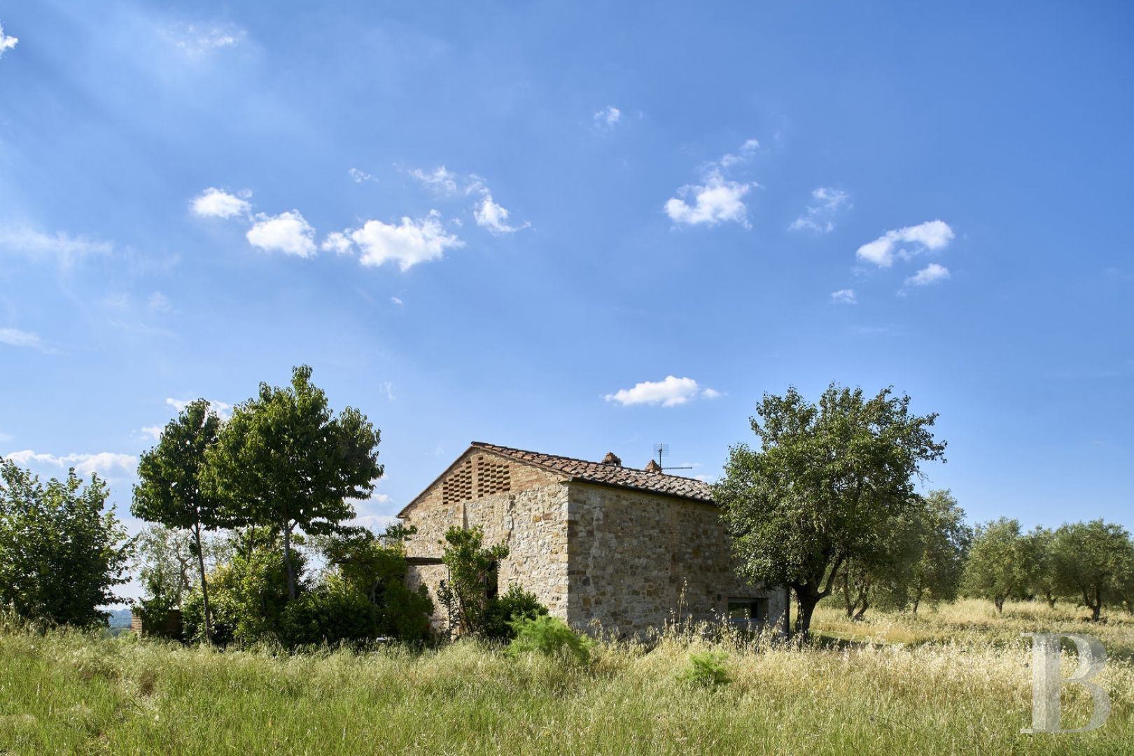 En Toscane, au nord de Sienne,  une ancienne ferme inspirée par le design et transformée en gîtes  - photo  n°4