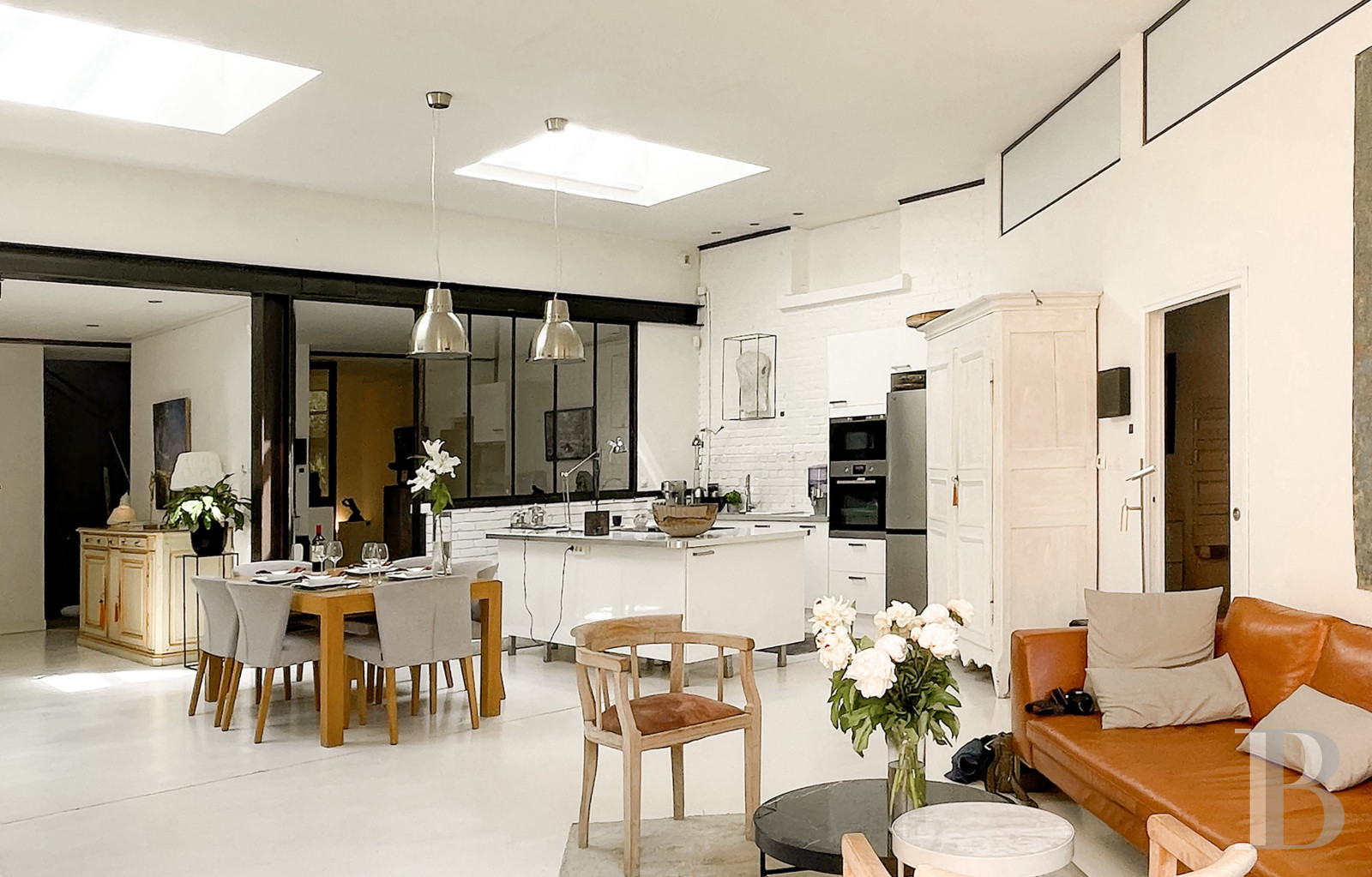 A former dye works transformed into a loft-style house with a garden in the heart of an industrial site in Roubaix - photo  n°5