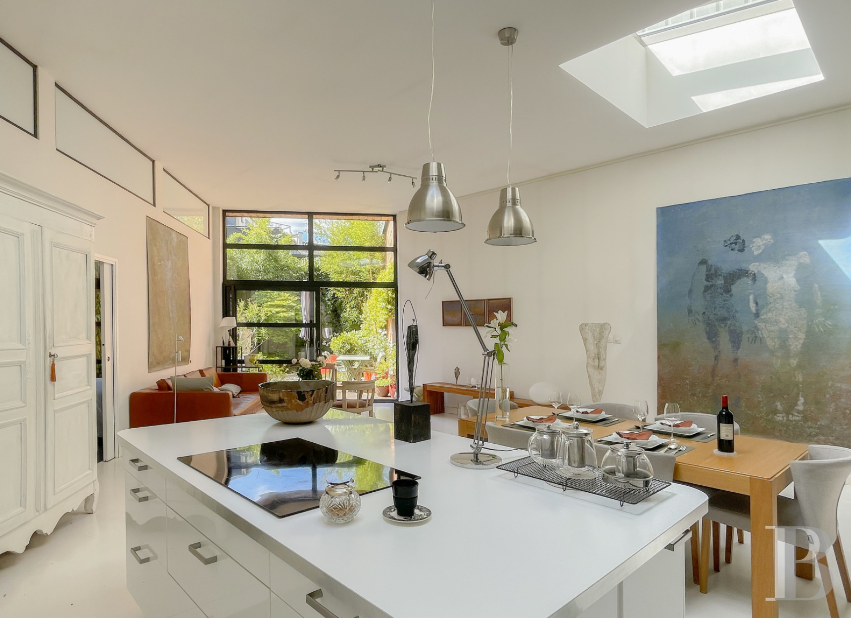 A former dye works transformed into a loft-style house with a garden in the heart of an industrial site in Roubaix - photo  n°4