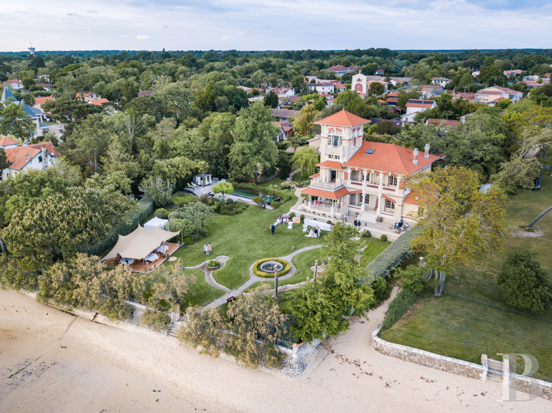 An early 20th-century villa with Italian accents in Lanton, in the Arcachon basin - photo  n°8