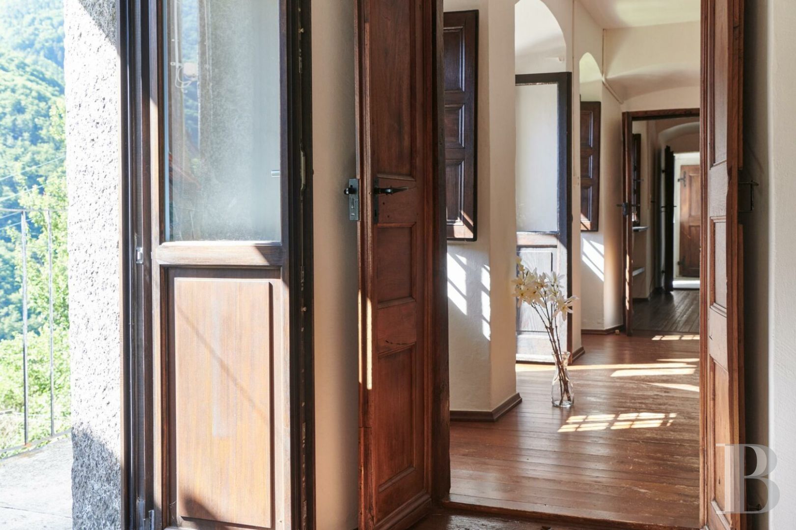 Dans le Tessin, non loin du lac Majeur,  une grande maison de village surplombant une vallée sauvage - photo  n°6