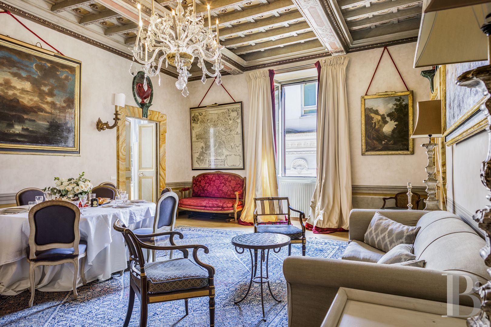 À Rome, tout près de la place Navone,  un appartement dans un palazzo du 16e siècle - photo  n°7