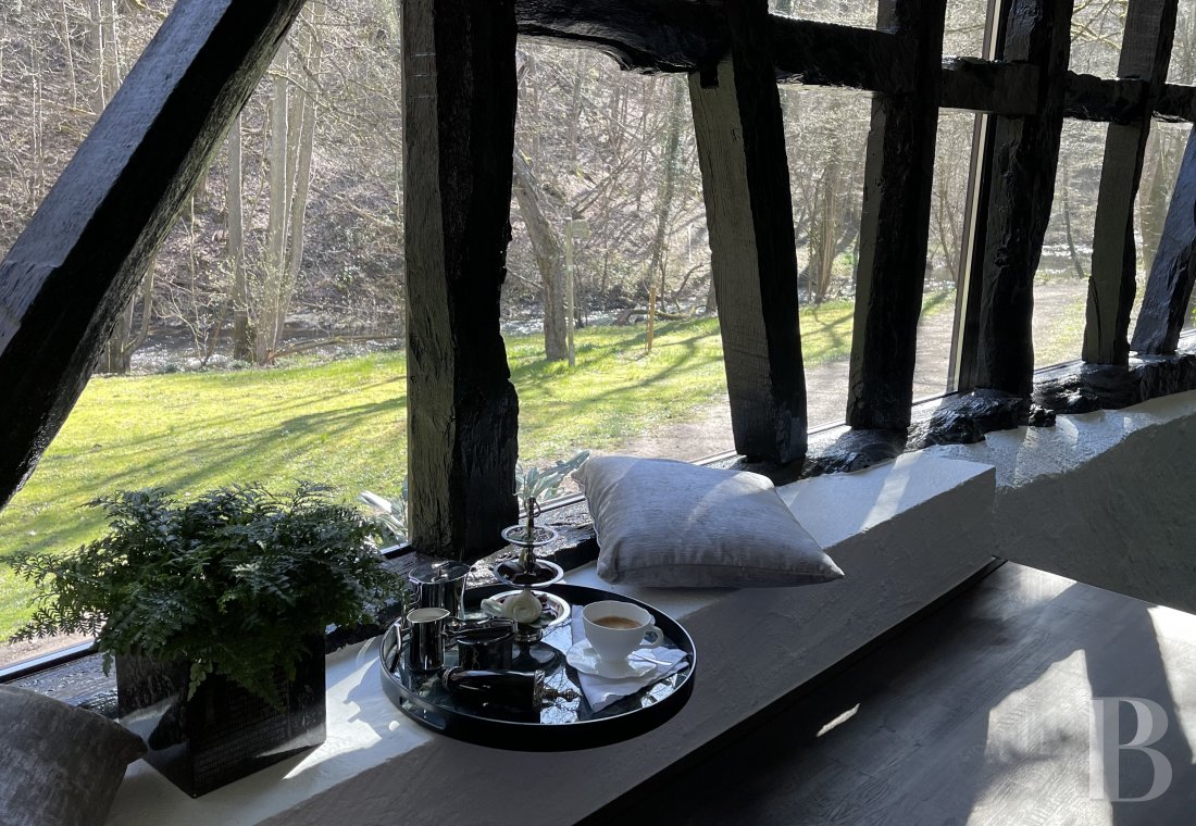 En Rhénanie-Palatinat, dans la région de l’Eifel, un ancien moulin du 15e siècle en pleine nature rénové dans un esprit contemporain - photo  n°4