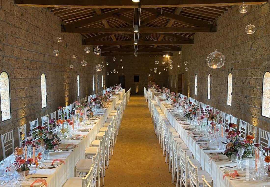 En Italie, au sud de Tuscania dans la province de Viterbe, une ancienne abbaye cistercienne réhabilitée au tournant du siècle - photo  n°21