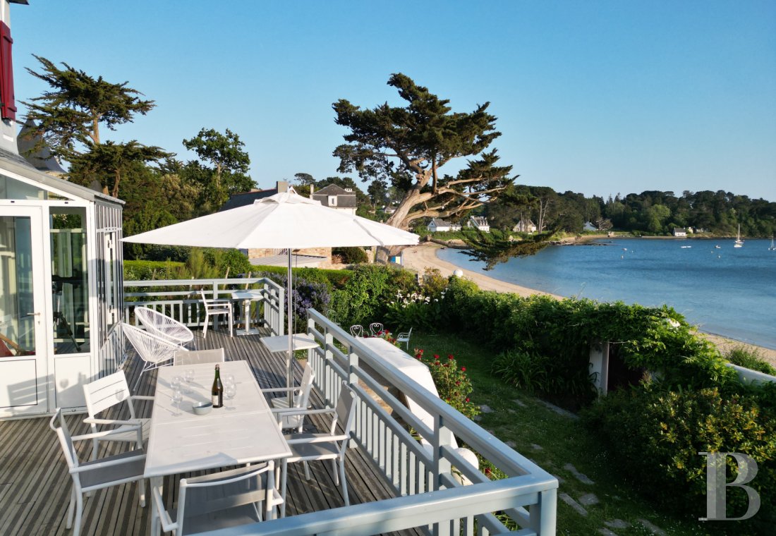 Sur l’Île-aux-Moines, dans le golfe du Morbihan, une maison de famille les pieds dans l’eau - photo  n°5