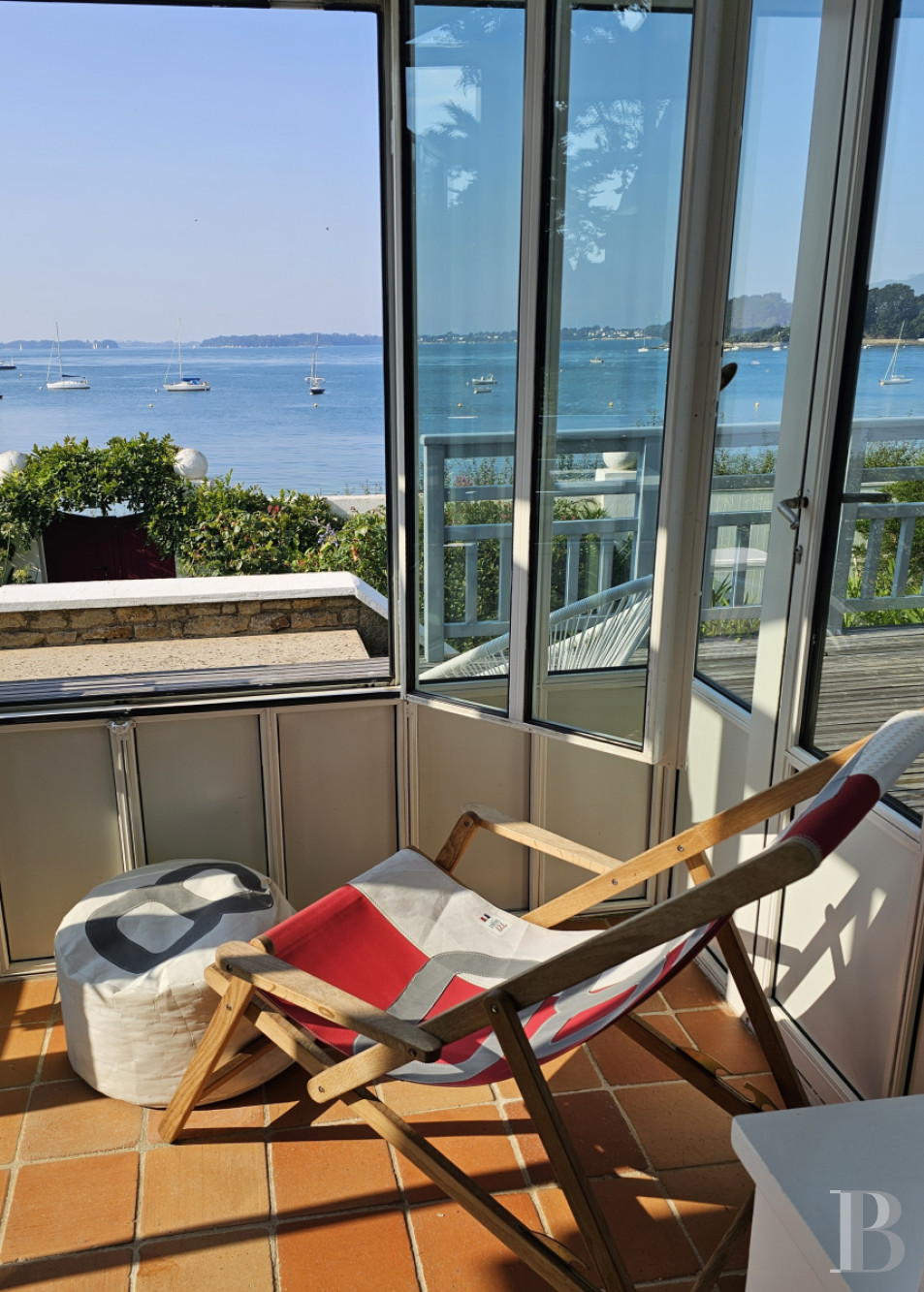 Sur l’Île-aux-Moines, dans le golfe du Morbihan, une maison de famille les pieds dans l’eau - photo  n°32