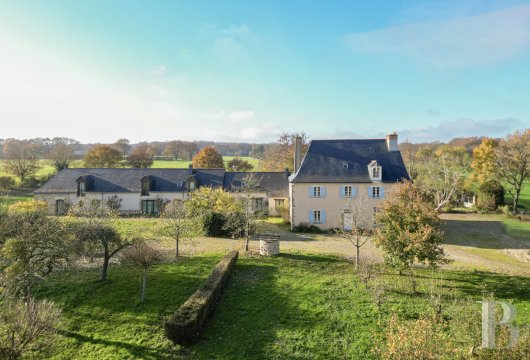 pays-de-loire - A 16th century manor house, with converted outbuildings and 2 ha of land, where the borders of the Mayenne department meet those of Brittany 
