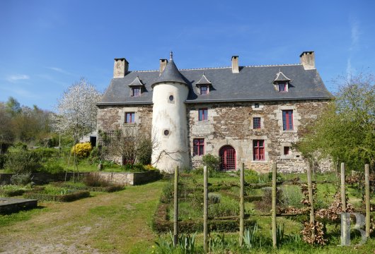 brittany - A renovated 15th-century Breton manor with vast grounds and a medieval garden, nestled between Lamballe and Dinan in northern Brittany