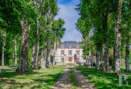 basse-normandie - À 1 h 45 de Paris, en pays d'Ouche, une élégante demeure de maître et ses dépendances dans un parc de plus de 3 ha