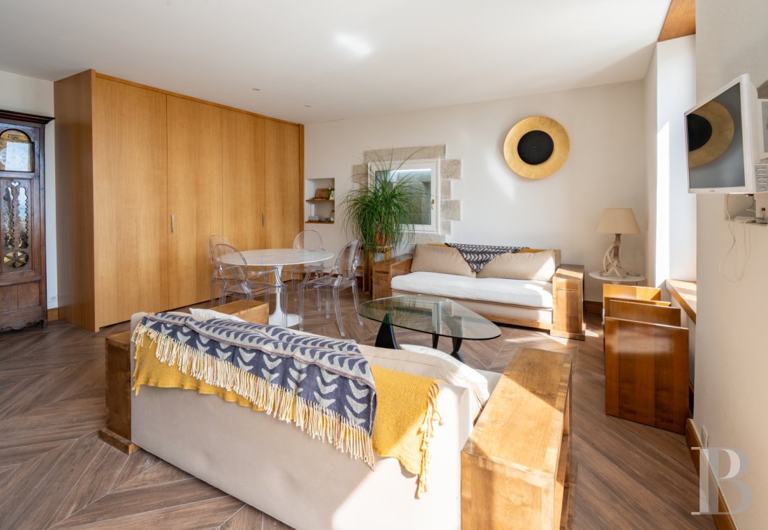 Dans le Finistère, face à l’île de Groix, un ancien fort Vauban réaménagé en vaste maison - photo  n°22