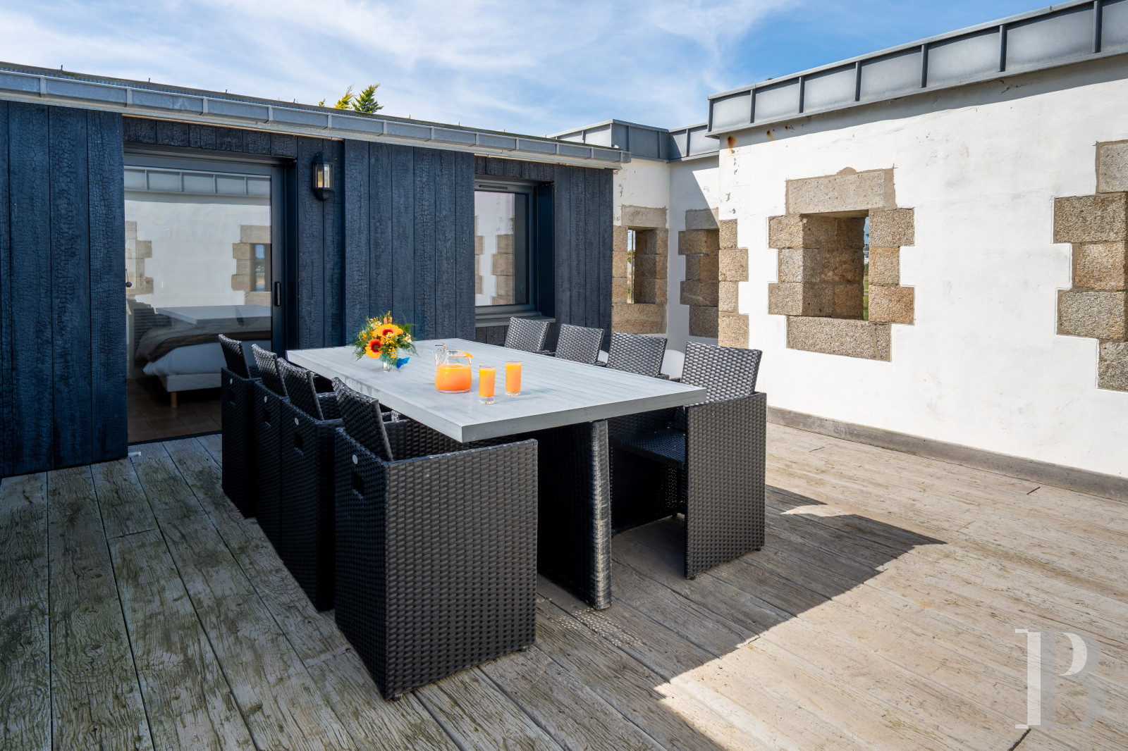 Dans le Finistère, face à l’île de Groix, un ancien fort Vauban réaménagé en vaste maison - photo  n°38