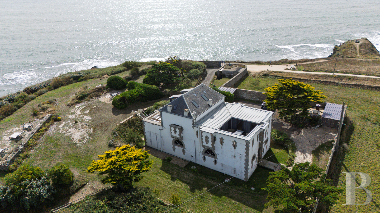 Dans le Finistère, face à l’île de Groix, un ancien fort Vauban réaménagé en vaste maison - photo  n°9