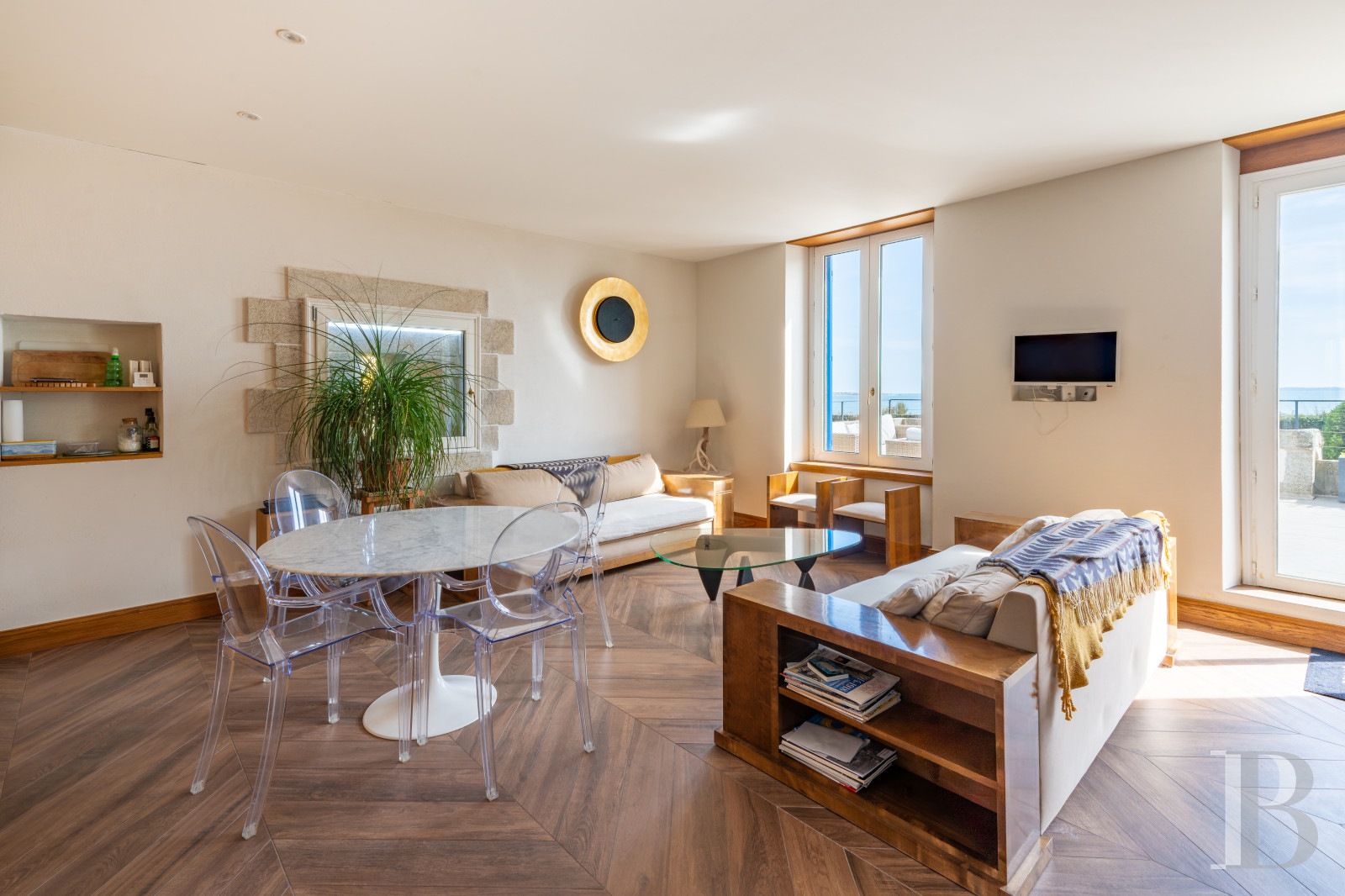 Dans le Finistère, face à l’île de Groix, un ancien fort Vauban réaménagé en vaste maison - photo  n°20