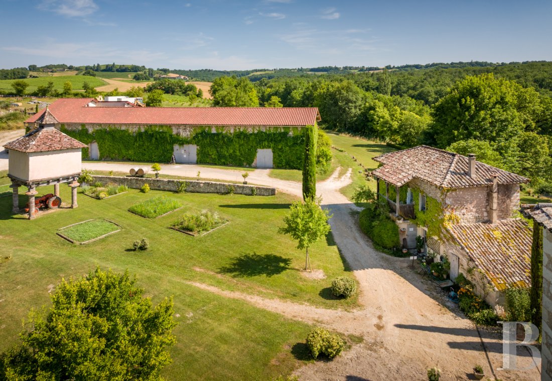 Dans le Tarn, au cœur du vignoble de Gaillac, un château d’origine médiévale entouré de ses vignes - photo  n°45