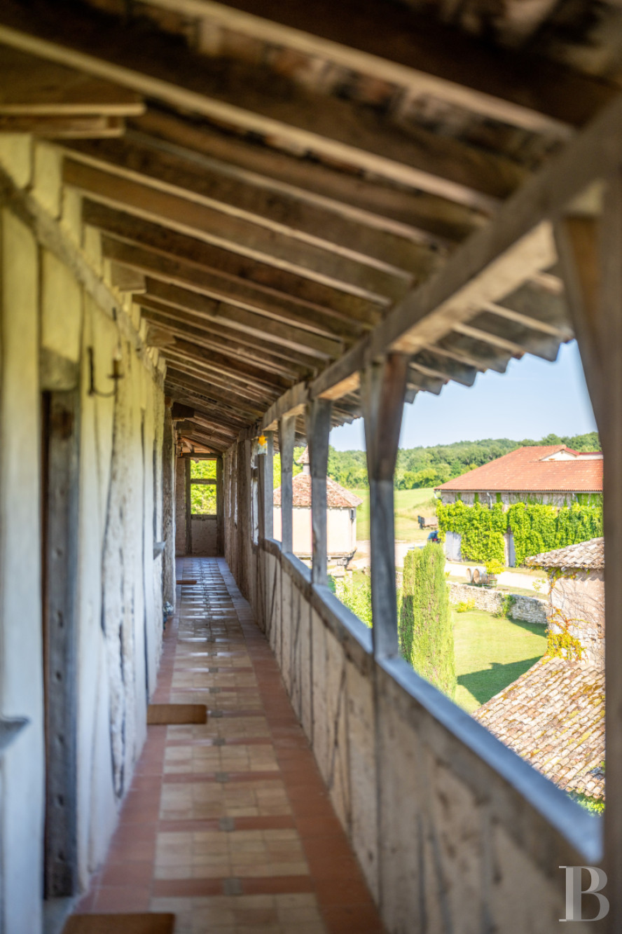 Dans le Tarn, au cœur du vignoble de Gaillac, un château d’origine médiévale entouré de ses vignes - photo  n°34