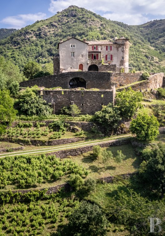 A 13th-century château stands on guard over the Cévennes hills in the southernmost point of the Lozère department, on the border with the Gard department - photo  n°4