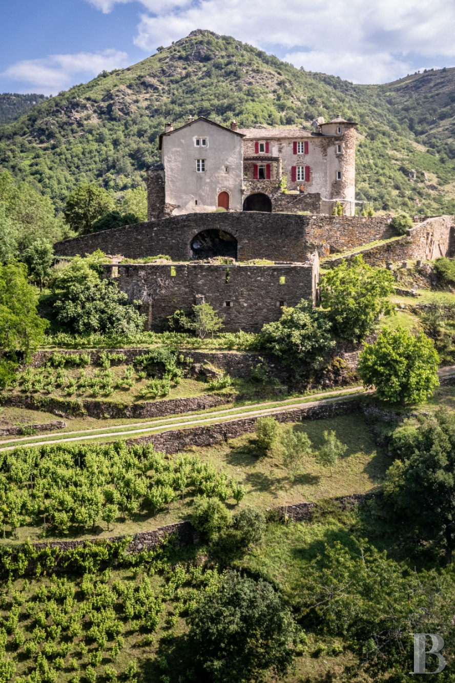 A 13th-century château stands on guard over the Cévennes hills in the southernmost point of the Lozère department, on the border with the Gard department - photo  n°4