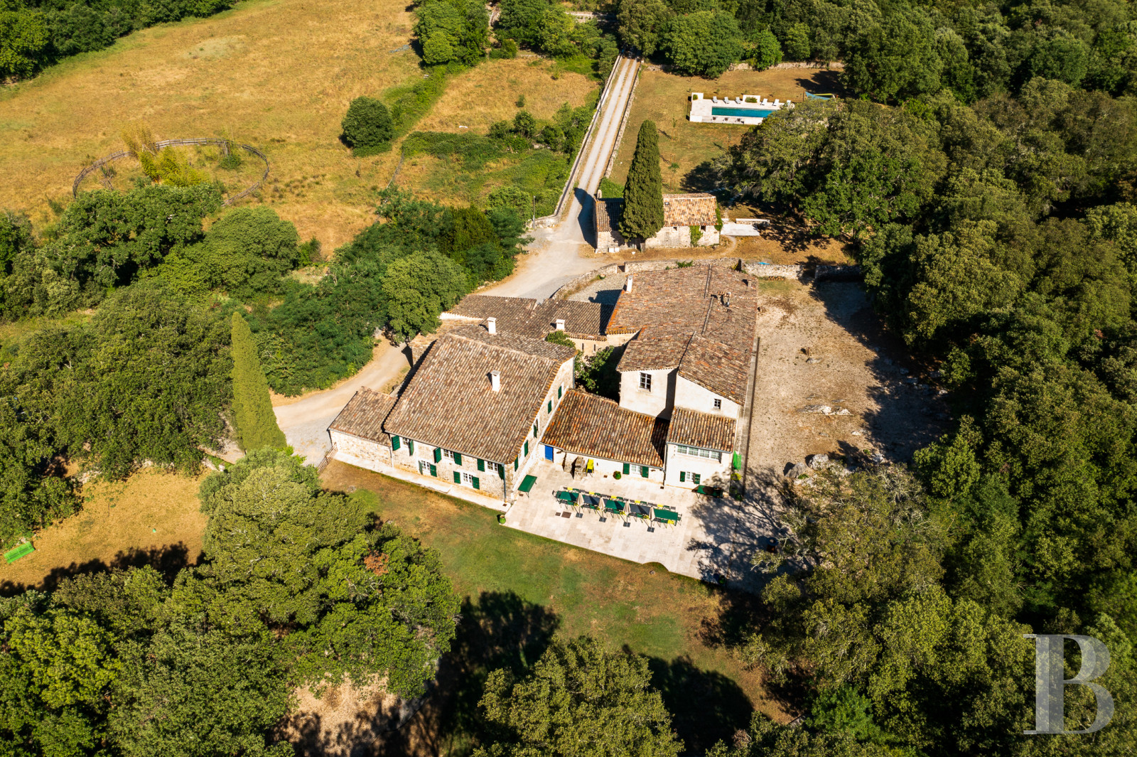 Dans le Gard, au sud d’Anduze, un vaste mas sur un domaine de 130 hectares - photo  n°35