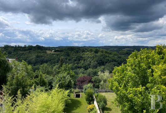 aquitaine - A town house with a classical style, a garden and a stunning view in the historical heart of Nontron in France’s Périgord Vert area