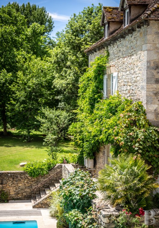 Dans le Lot, au pays du causse de Cajarc, un ancien moulin transformé en lieu de villégiature - photo  n°4