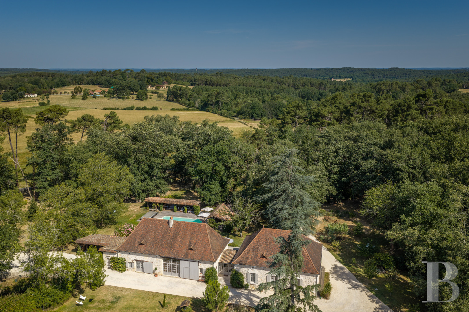 En Dordogne, entre Mussidan et Bergerac, une ancienne ferme du 18e siècle - photo  n°1