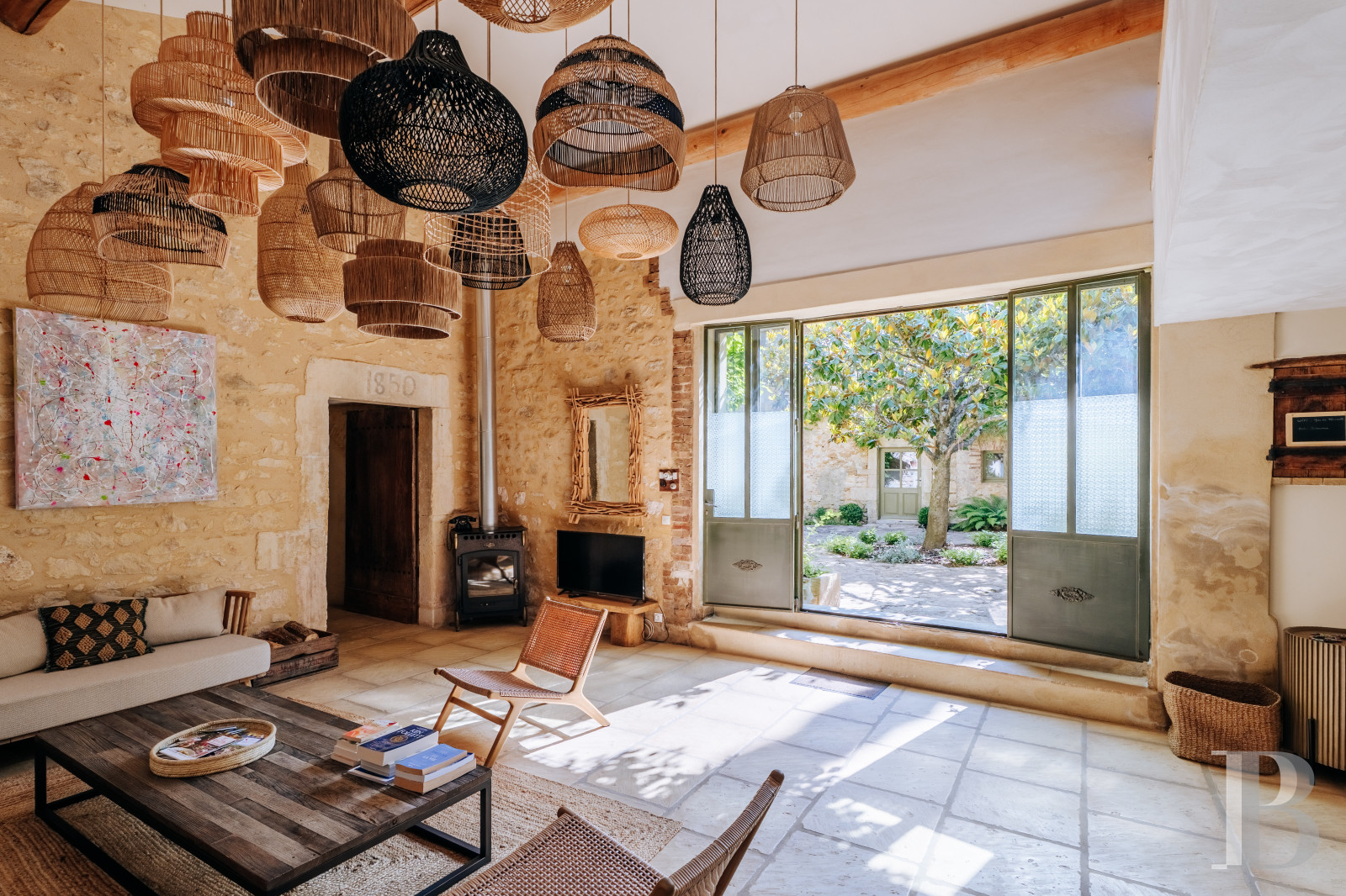 À Sabran, dans le Gard, un mas de la fin du 18e siècle entre vignes et sous-bois - photo  n°9