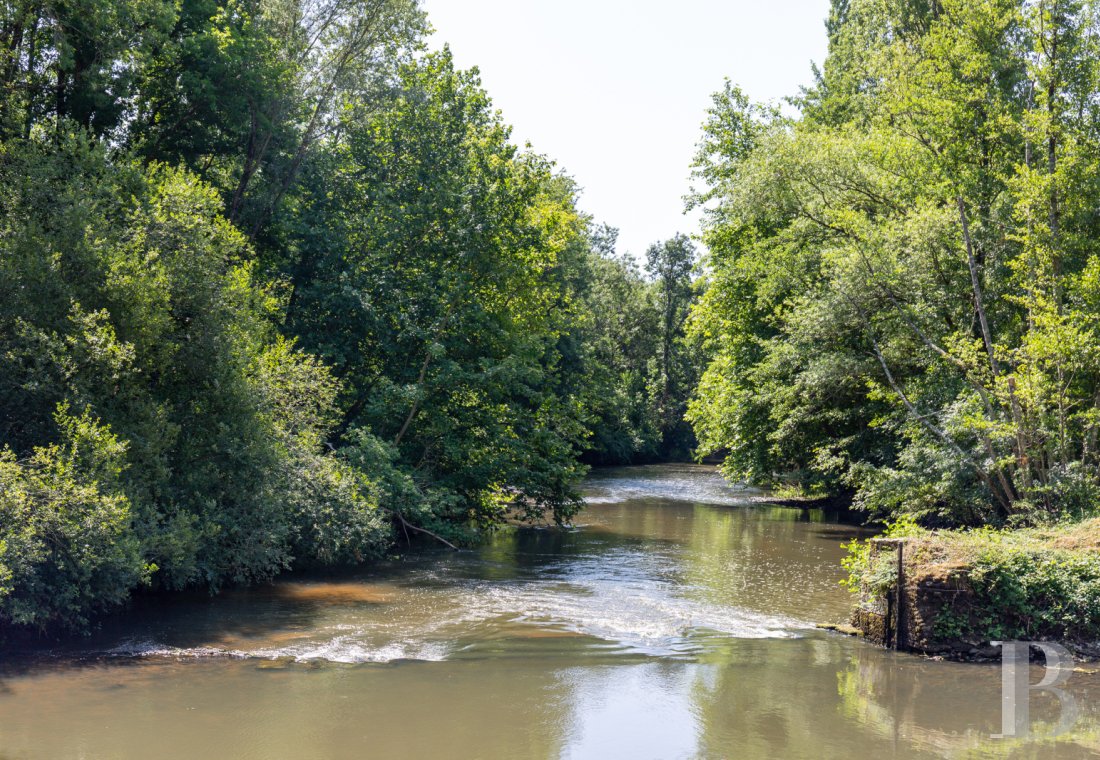 A manor house surrounded parkland and crossed by the River Sauldre in Romorantin, in the Sologne region - photo  n°39