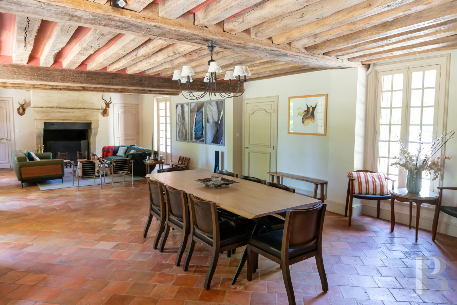 A manor house surrounded parkland and crossed by the River Sauldre in Romorantin, in the Sologne region - photo  n°11