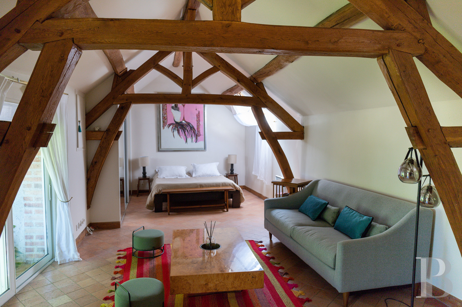 A manor house surrounded parkland and crossed by the River Sauldre in Romorantin, in the Sologne region - photo  n°35