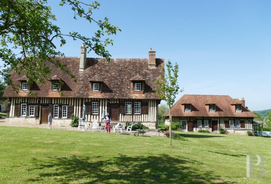 lower-normandy - A 16th century farmhouse, 3 carefully restored outbuildings with almost 9 hectares of land  planted with apple trees between Lisieux and  Pont-l'Evêque