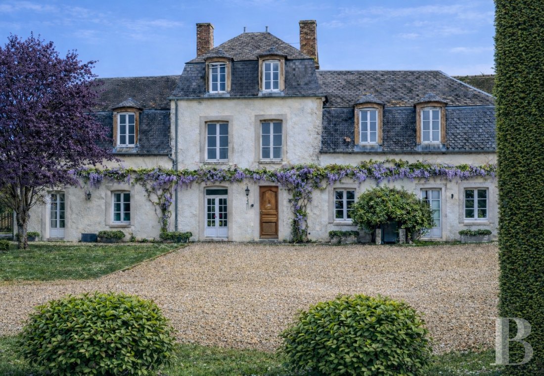 Character houses for sale - center-val-de-loire - À 100 km au sud de Paris, à la lisière de la forêt de Montargis, un manoir du 18e s. avec gîte, dépendances et parc de près de 7300 m²