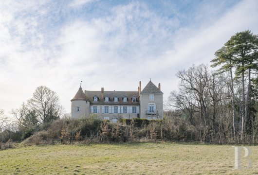 auvergne - Au nord du Puy-de-Dôme, à 30 min de la commune de Vichy, un manoir du 19e s. et ses dépendances, dans un domaine de 22 ha