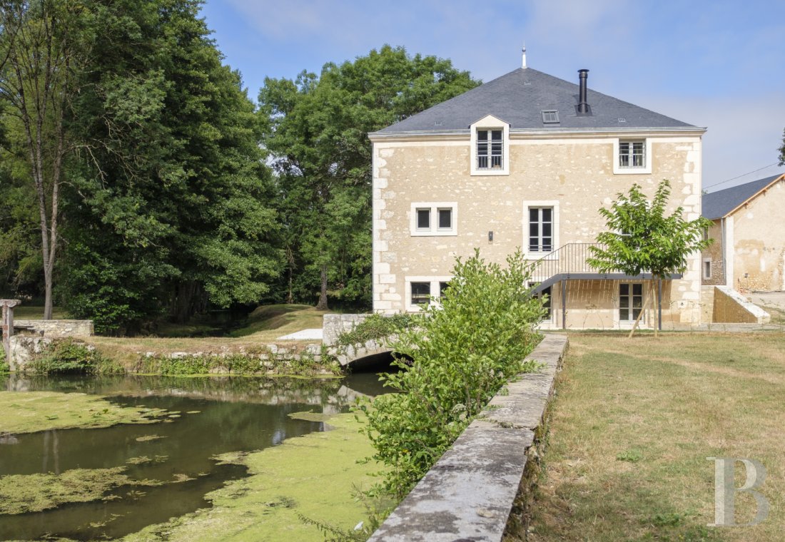 An old mill and miller's house beside a river near Argenton-sur-Creuse in the Indre department  - photo  n°30