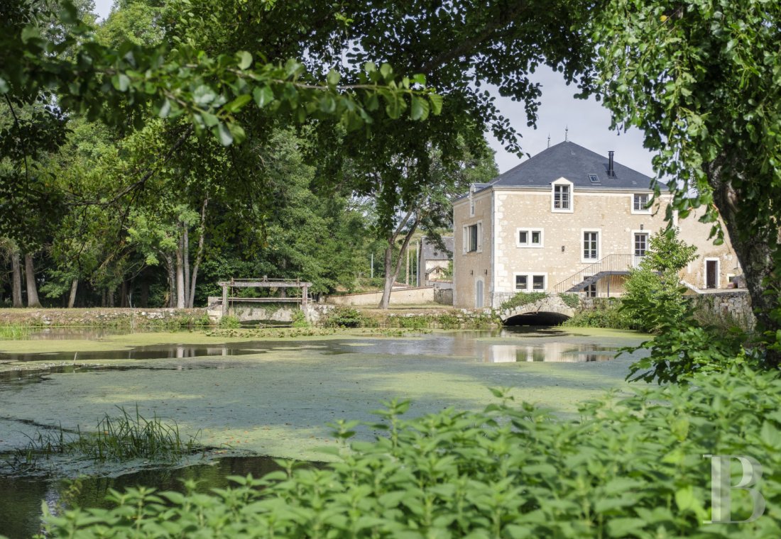 An old mill and miller's house beside a river near Argenton-sur-Creuse in the Indre department  - photo  n°33