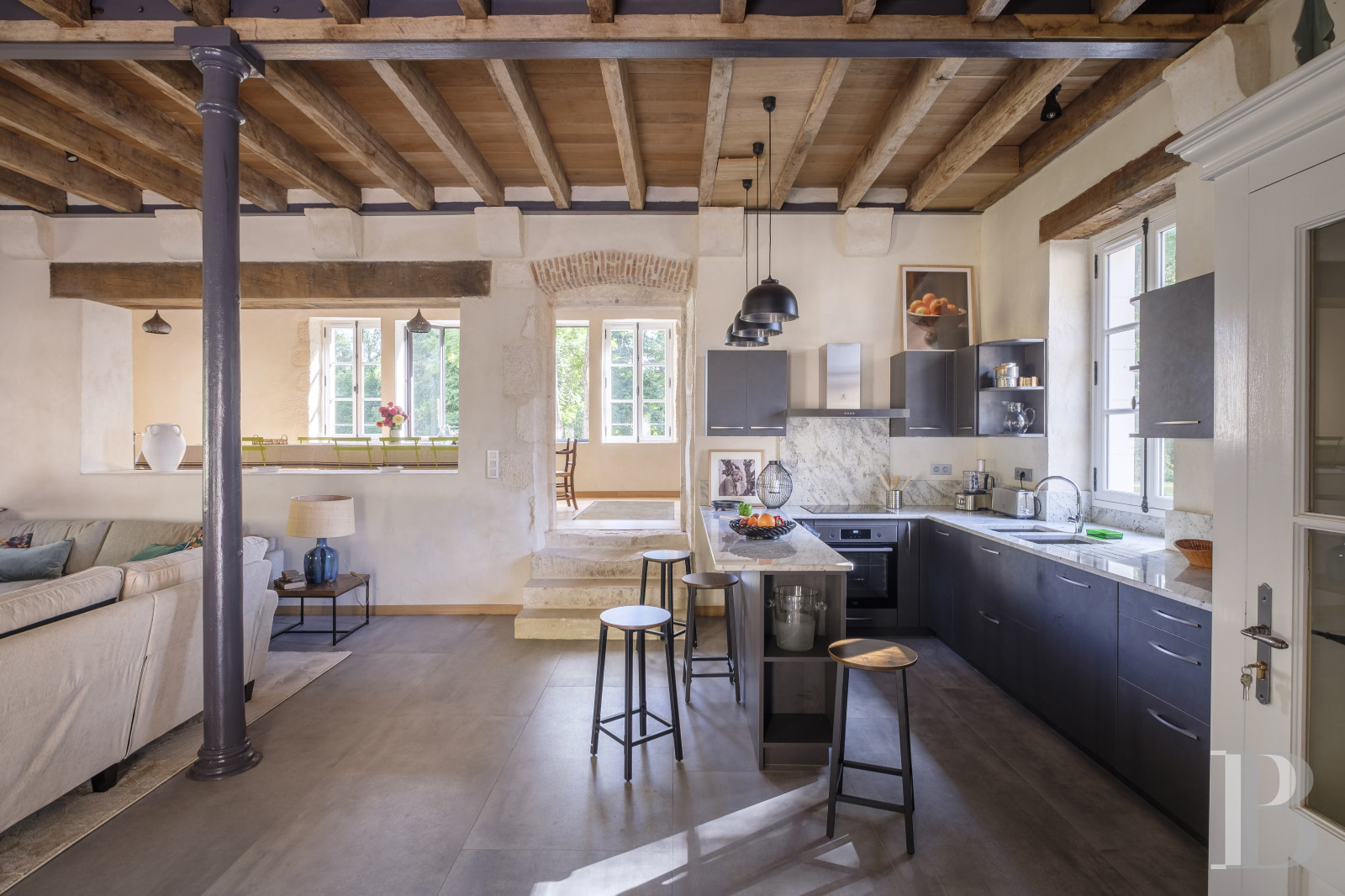 An old mill and miller's house beside a river near Argenton-sur-Creuse in the Indre department  - photo  n°17