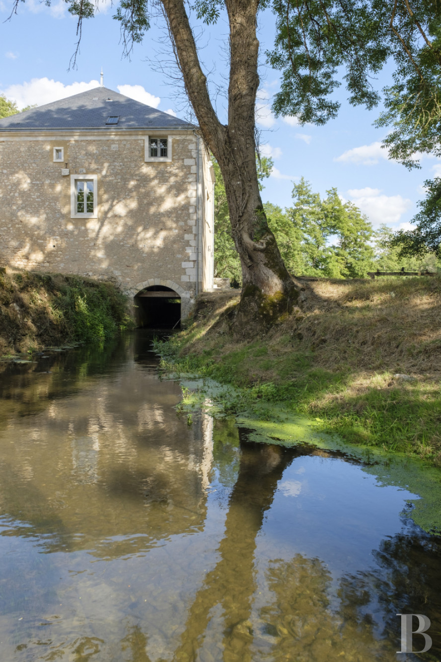 An old mill and miller's house beside a river near Argenton-sur-Creuse in the Indre department  - photo  n°2