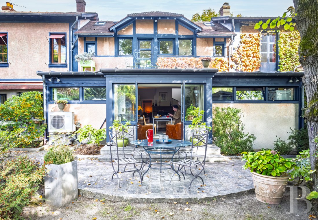 Dans les Yvelines, à Croissy-sur-Seine, une villa anglo-normande du 19e siècle en bordure du fleuve - photo  n°30