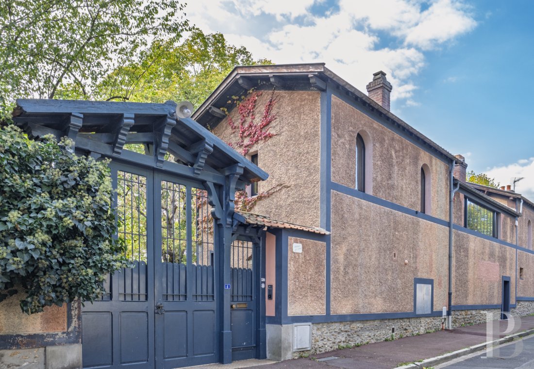 Dans les Yvelines, à Croissy-sur-Seine, une villa anglo-normande du 19e siècle en bordure du fleuve - photo  n°32