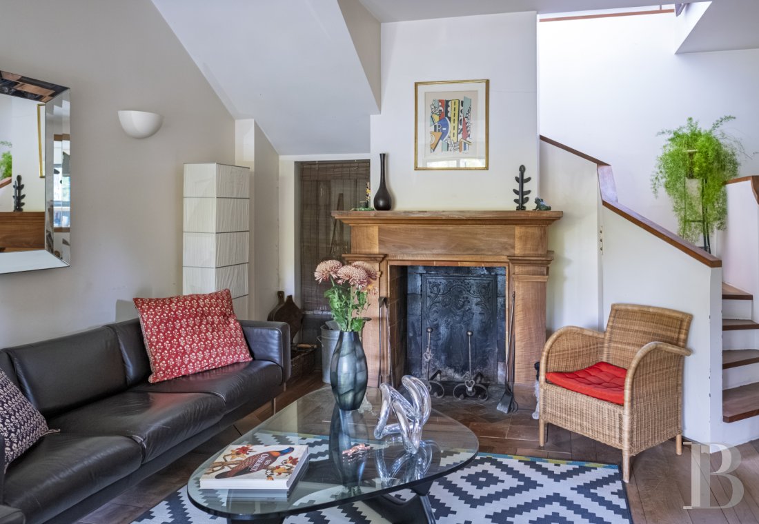 Dans les Yvelines, à Croissy-sur-Seine, une villa anglo-normande du 19e siècle en bordure du fleuve - photo  n°12