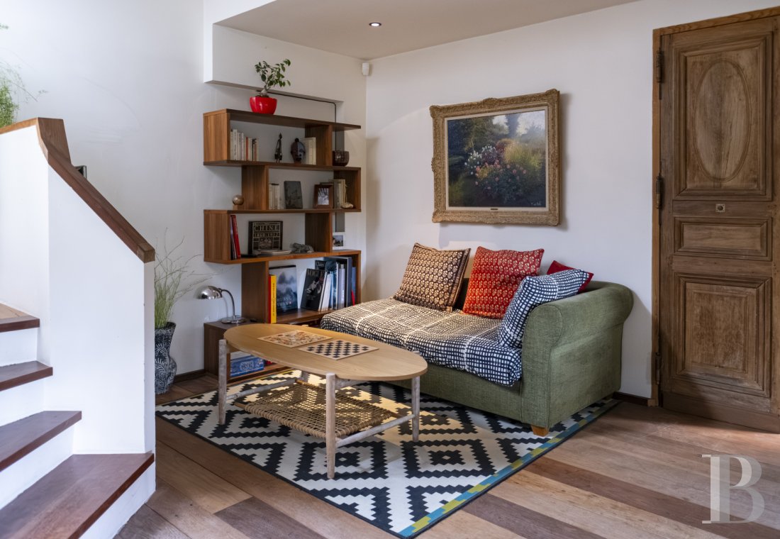 Dans les Yvelines, à Croissy-sur-Seine, une villa anglo-normande du 19e siècle en bordure du fleuve - photo  n°8