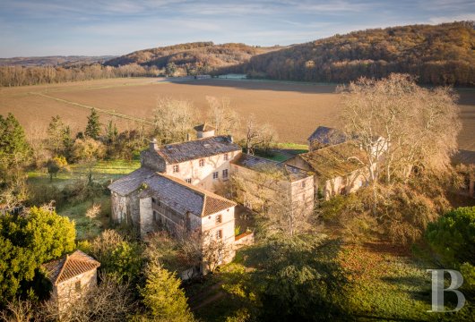midi-pyrenees - Dans la campagne ariégeoise, à 40 min de Toulouse et 30 min de Foix,  un château du 16e s., ses dépendances et son parc de 4 ha en bord de rivière