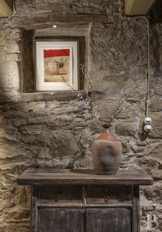 En Toscane, entre Arezzo et Cortona, une ancienne maison paysanne en plein ciel  - photo  n°31