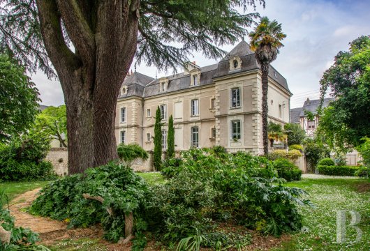 center-val-de-loire - A fully renovated, 19th-century family residence and  its tree-filled garden in downtown Chinon