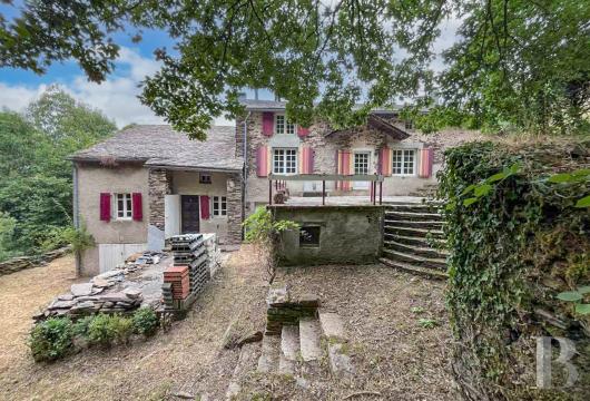 midi-pyrenees - A collection of three houses and annexes with nine hectares of woods and meadows in a 500-hectare public forest, near Castres in south-west France