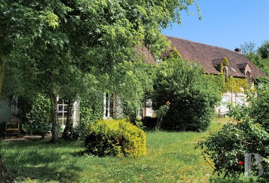 burgundy - A charming farmhouse, its outbuildings and garden bordered  by a trout-filled river, 1.5 hours from Paris, in Burgundy
