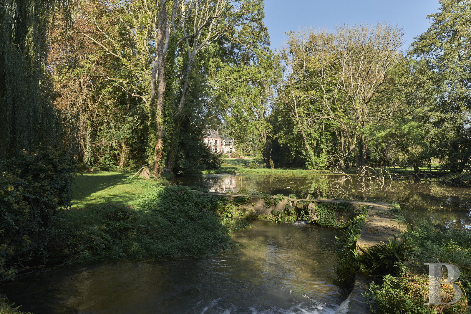Dans l’Oise, non loin de Gisors, un château du 19e siècle et son grand parc arboré - photo  n°3