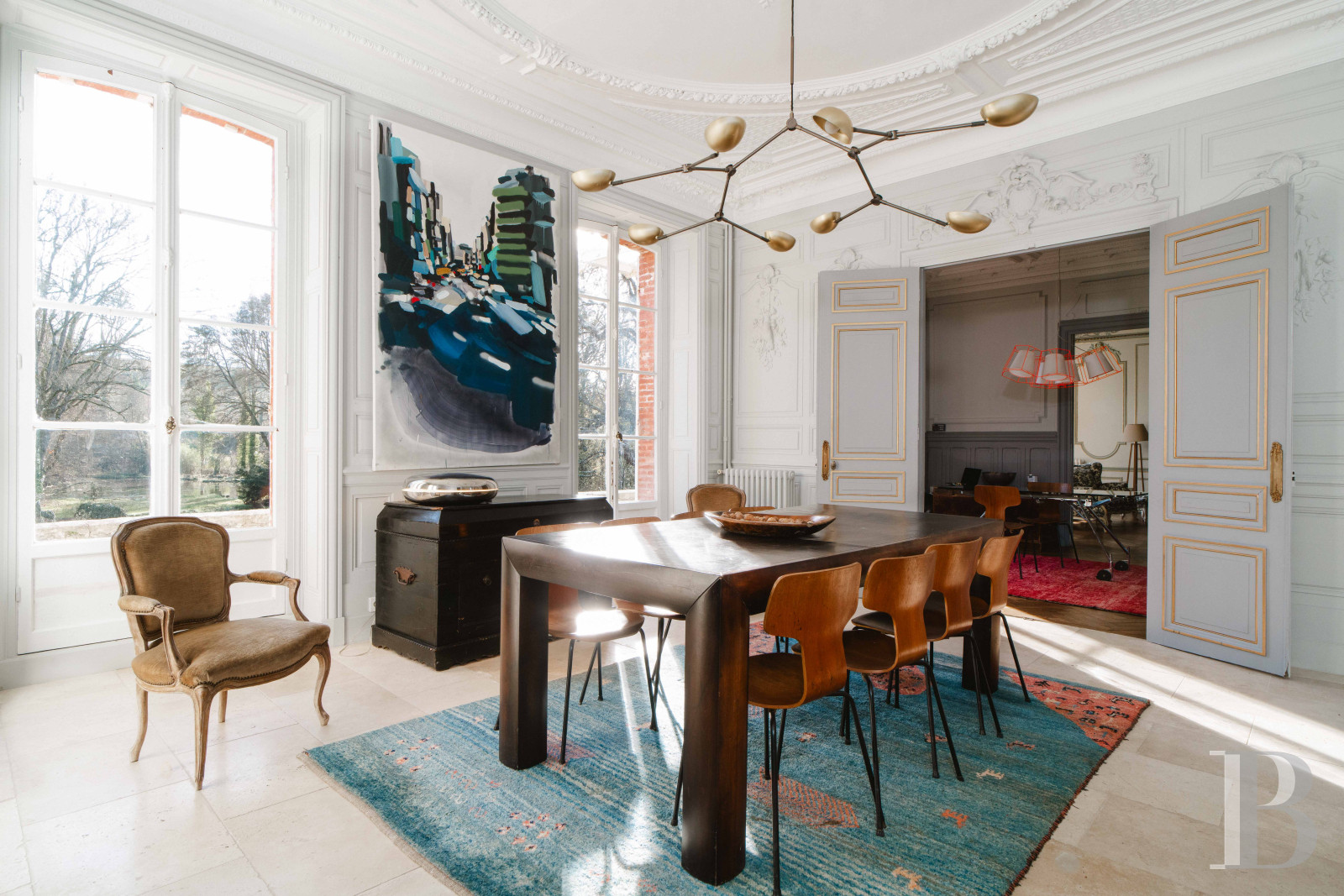 Dans l’Oise, non loin de Gisors, un château du 19e siècle et son grand parc arboré - photo  n°8